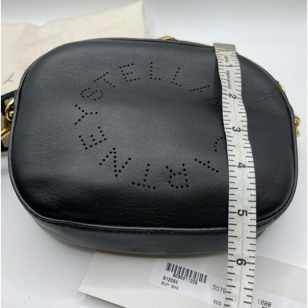 Stella McCartney Perforated Logo Crossbody Bag and Belt Bag Black W/ Tags Gift - Picture 10 of 15